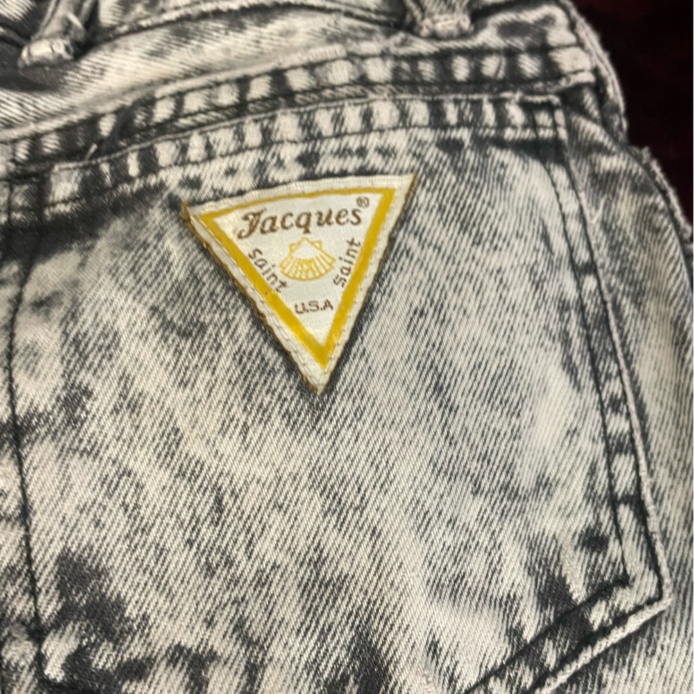 High Rise Acid Wash Jeans - Picture 3 of 5